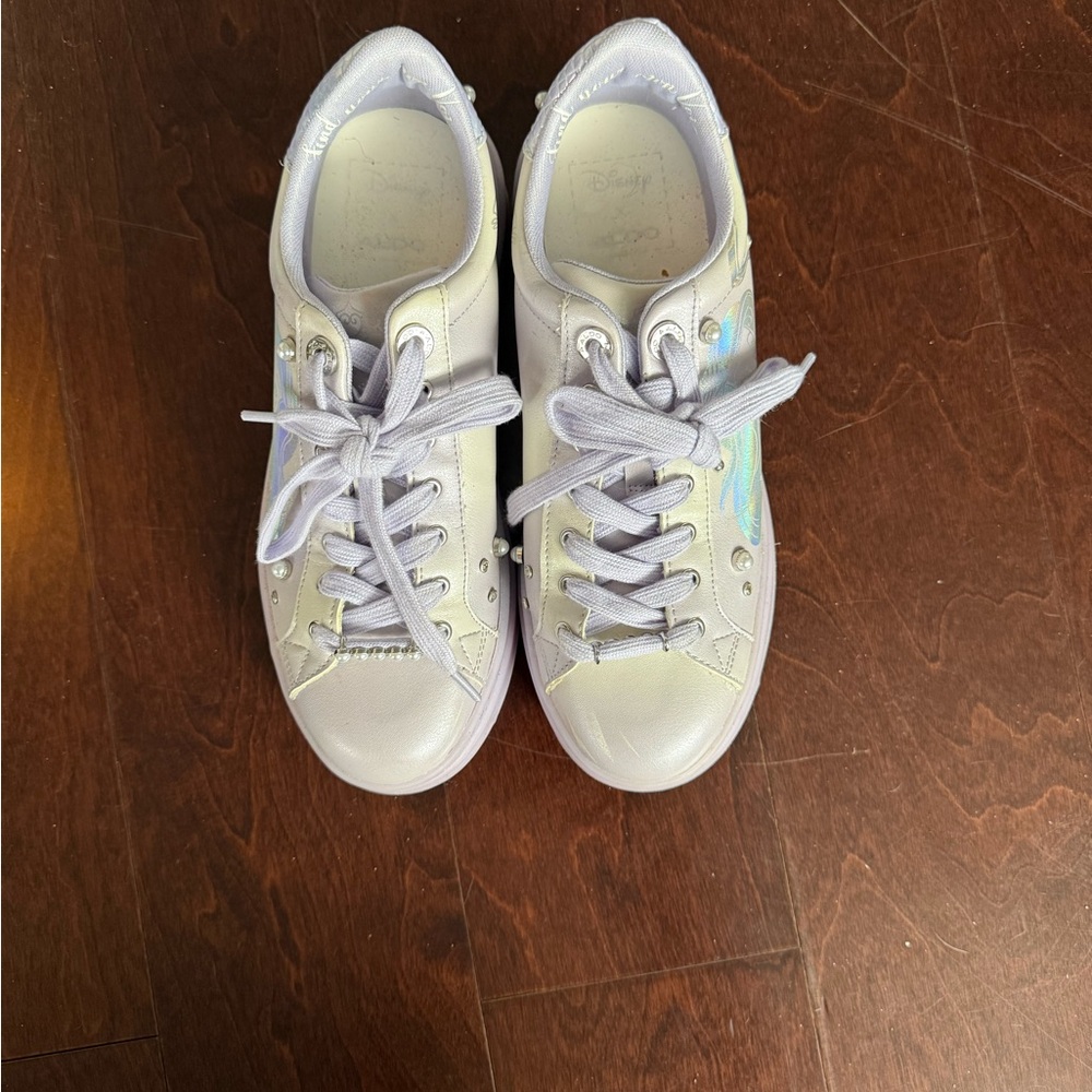Disney Aldo Ariel  collection purple iridescent sneaker